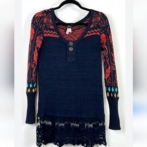 Free People Cozy Time Sweater Tunic
